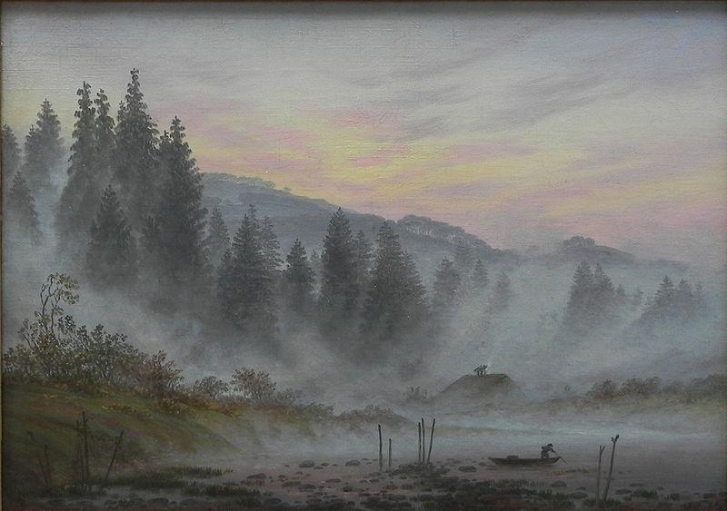 Caspar David Friedrich The morning oil painting picture